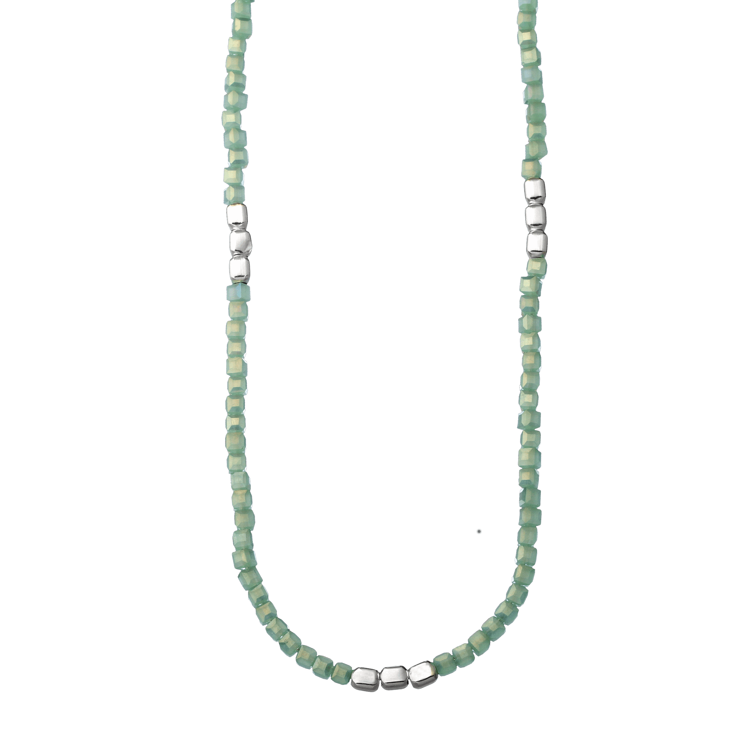 GIROCOLLO MEZZI CRISTALLI VERDE